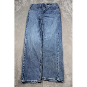 Carhartt Jeans Mens 32x30 Blue Relaxed Fit Straight Leg Stretch Denim Workwear